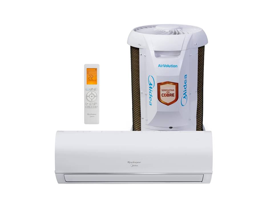 Ar Condicionado Split Midea Inverter AI AirVolution 12000 BTU/h Frio 42EFVCA12M5 - 220 Volts