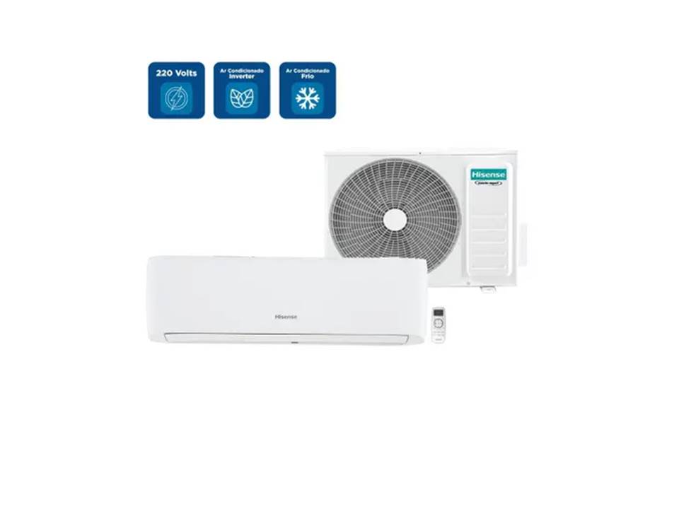 Ar Condicionado Split Hisense Hi wall 9.000BTUs Frio Eco Plus Inverterv- 220V - Imagem 2