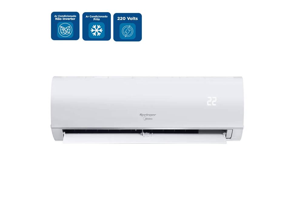 Ar Condicionado Split Midea Inverter AI AirVolution 12000 BTU/h Frio 42EFVCA12M5 - 220 Volts - Imagem 2