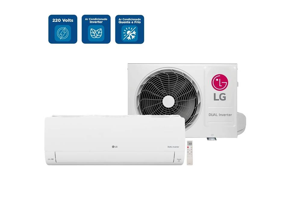 Ar Condicionado Split Dual Inverter 18.000 Btus LG Compact +IA Frio S3-NQ18KLQAL - 220 Volts - Imagem 2