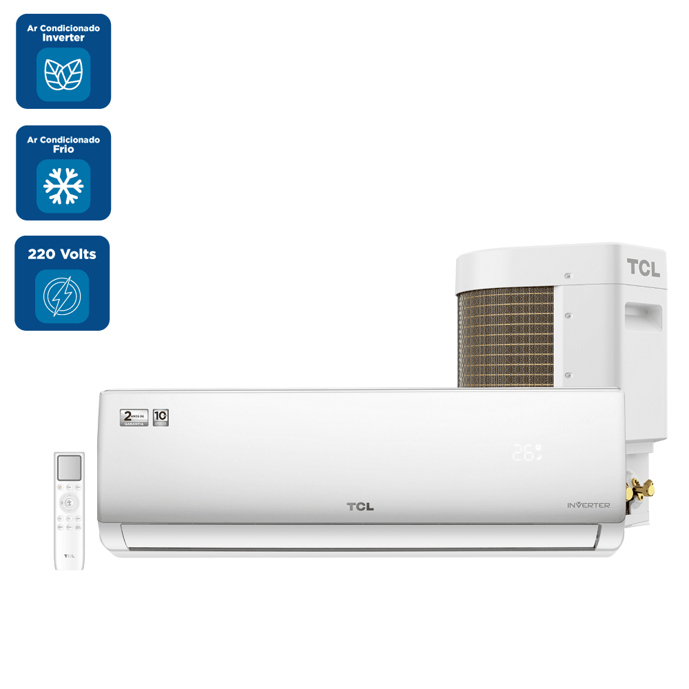 Ar Condicionado Split Hi Wall Inverter TCL Elite GV 9000 BTU/h Frio TAC-09CSGV-INV – 220 Volts - Imagem 2